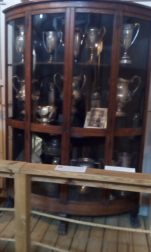 Trophy Case, Ohio County Historical Museum