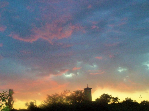 Every sunup is a brightest diorama...as watching through a peephole...we view a magnificent scene...