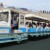 A small train used for the tourist in Marseille.