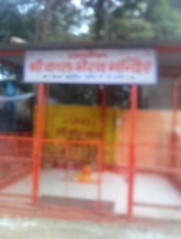 City Bus Stop converted in to Kaal Bhairav Temple, Sch. 78, Vijay Nagar, Indore 