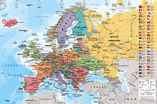 In this map of Europe most of the countries shown in various colours belong to the European Union, but today they have a problem that needs to be solved fast.  