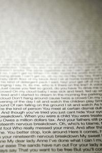 Lost in words