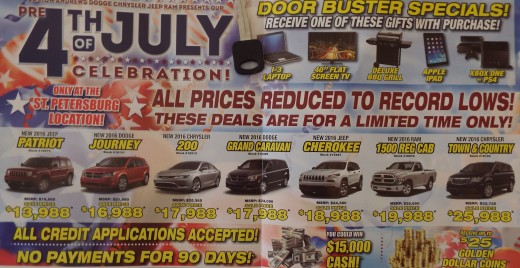 Freedom Marketing - consumers & vendors might like to have the day off...