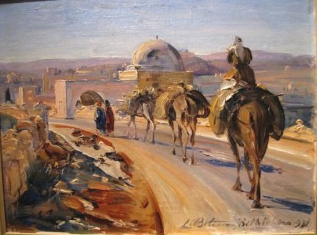 Ludwig Blum , an Israeli painter (1891- 1974) painted portraits such as High Commissioners of Palestine, Abdullah I of Jordan, Moshe Dayan