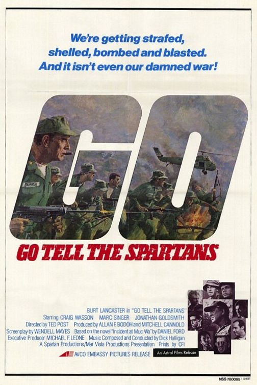Theatrical Poster for Go Tell The Spartans