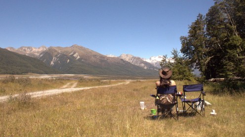 Camping in the South Island, NZ 