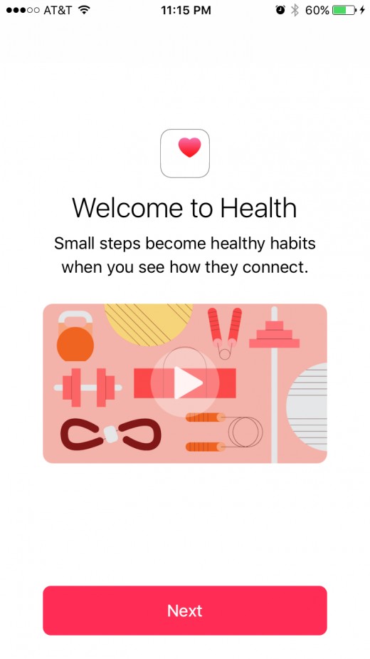 Open the Health app.