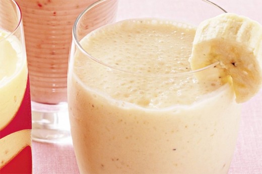 Banana smoothie (my favorite) 