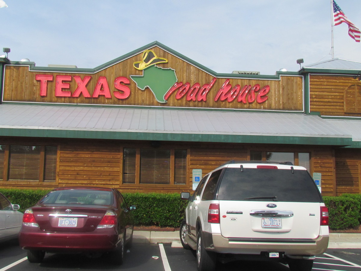 A photo of Texas Roadhouse in North Carolina, where the best steaks are served.