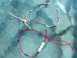 Make These Easy Hemp Bracelets For 4TH of July Fashion