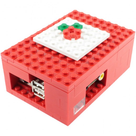 A lego Raspberry Pi case