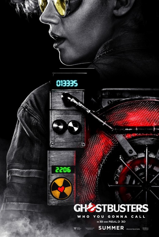 Film poster featuring Kate McKinnon as Holtzmann