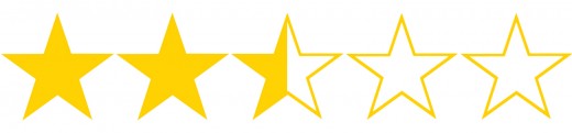 2 and a half stars out of 5