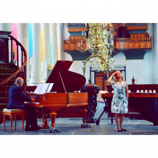 Me, performing the Impossible Recital, and so relieved I did.