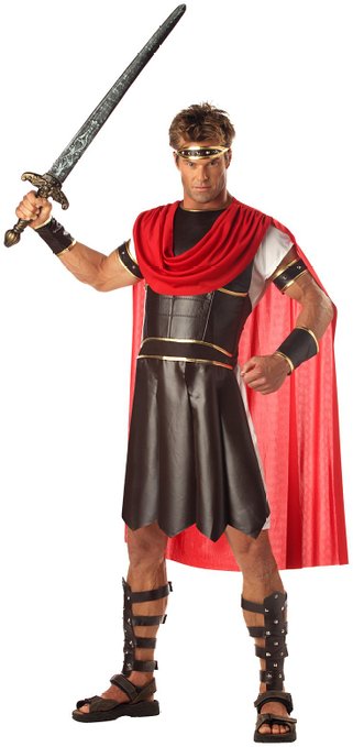 Herc isn't just powerful with his godly strength, he's also witty and smart and capable of using his brains when needed. Dress up as him for Halloween and impress people with this costume
