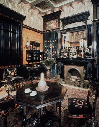 The Moorish Smoking Room of the 1864 John D. Rockefeller House, Brooklyn Museum of Art 