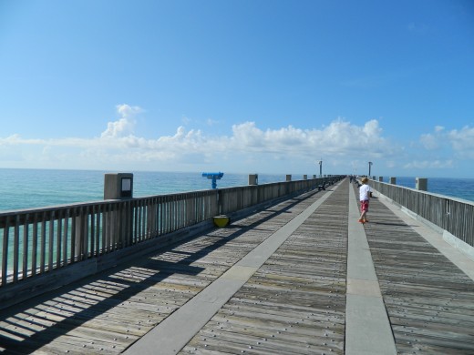 The long, long pier