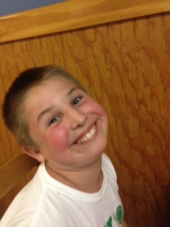 Chicken Eatin' Caleb!