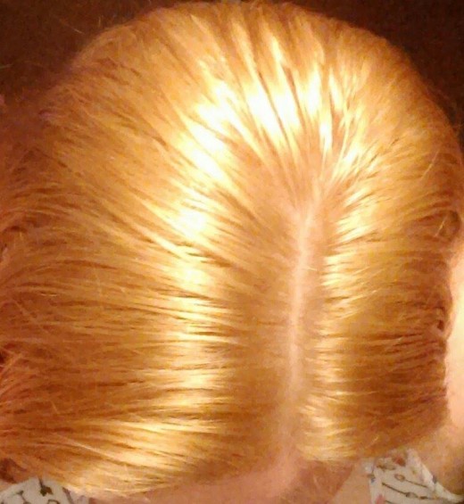 One day from washing and ready to lighten after two weeks of waiting!