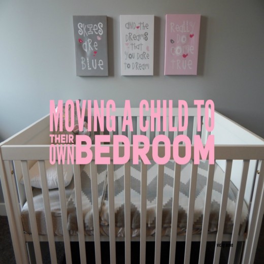 Cuddle and read stories on their bed and do whatever it is that you like to do together that makes your child happy.