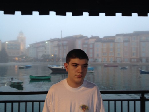 Alex is Italian, if you can't tell by the photo, everything about the Portofino Hotel spoke to his soul, "This is how we all should live."