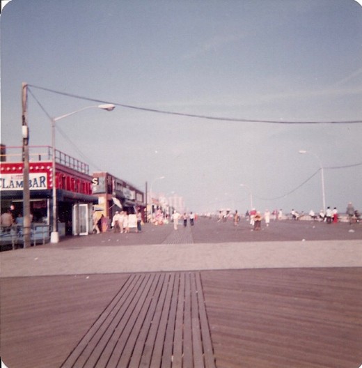 Coney Island Boardwalk, Brooklyn, NY, circa 1979.