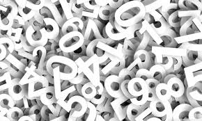 Numbers, numbers and more numbers