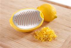 Stainless lemon zester