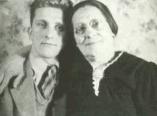 Kirk with his mother
