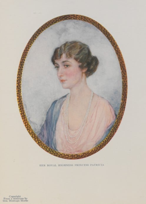 HRH Princess Patricia of Connaught, 1916 (Mortimer Company, from a minature by Mrs. Montagu Marks)