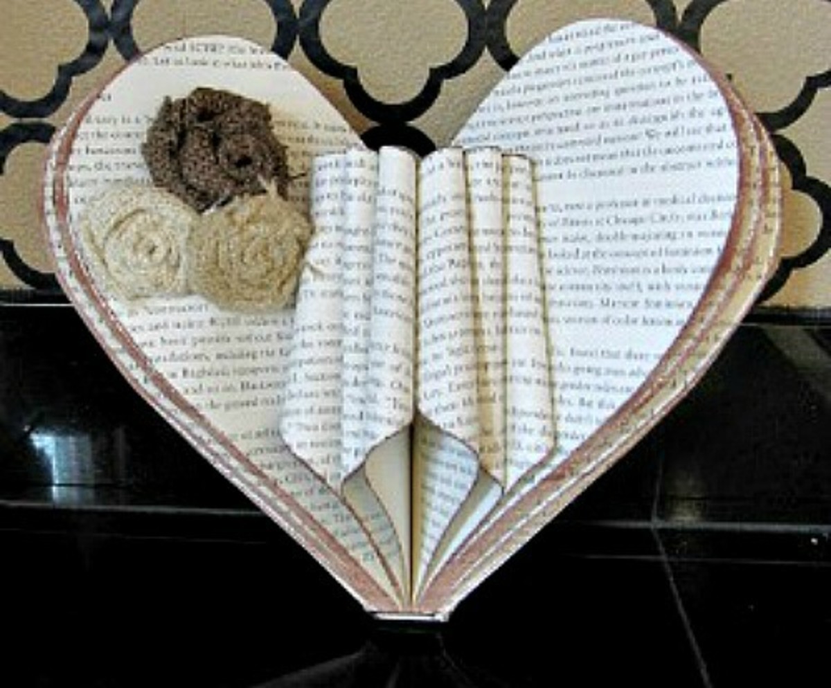 53 Creative Craft Ideas Using Book Pages | HubPages