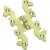 Polished brass snake hinge Polished brass snake hinge