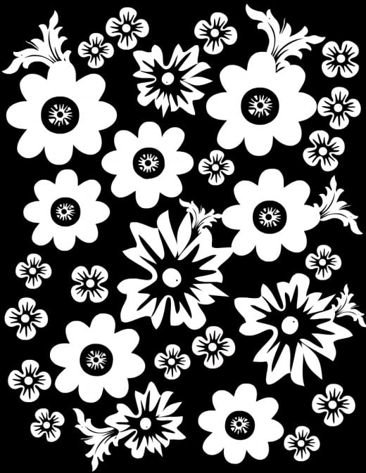 Free flower coloring page #2