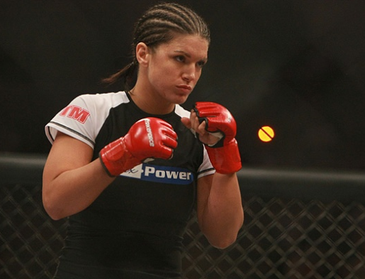 Getting ready to square up against an opponent