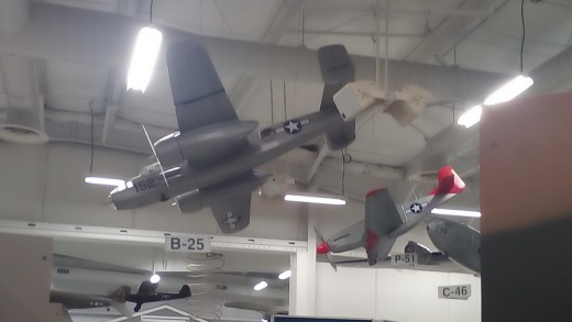Suspended Models of WW II Aircraft