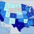 US infection map as of 9/10/2016.