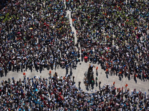 the crowd