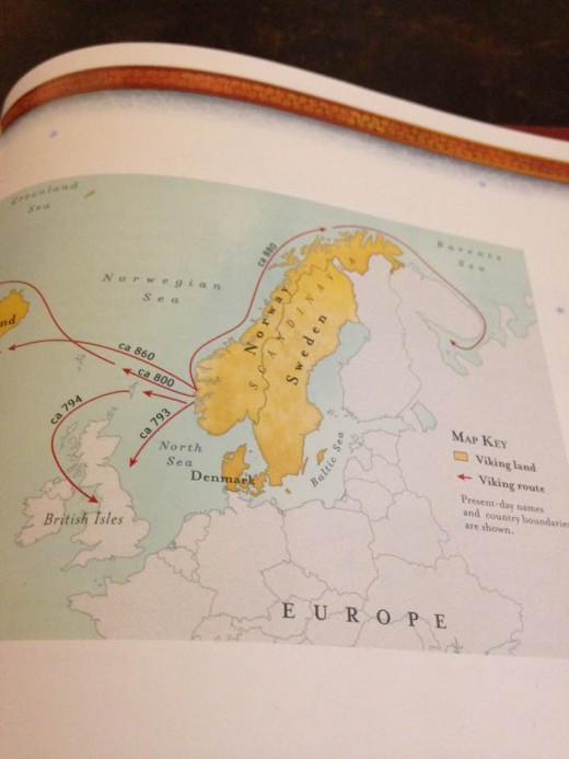 Land area of the Norsemen