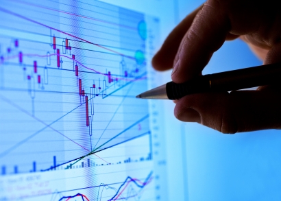 Mt4 platform chart, analyzing price action with the help of candlesticks