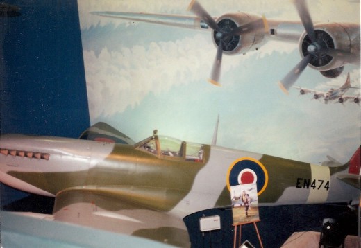 A Spitfire at the National Air & Space Museum, March 2000.