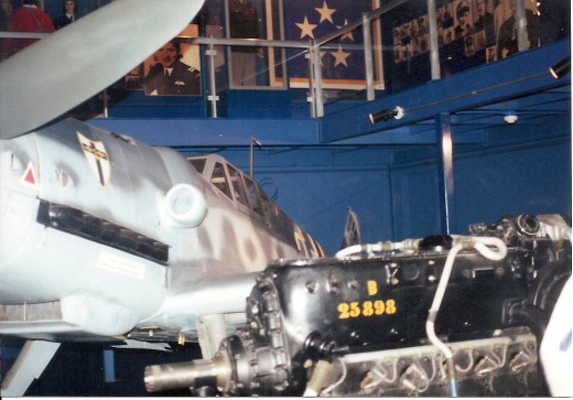 A Bf 109 at the National Air & Space Museum, Washington, DC, 1999.