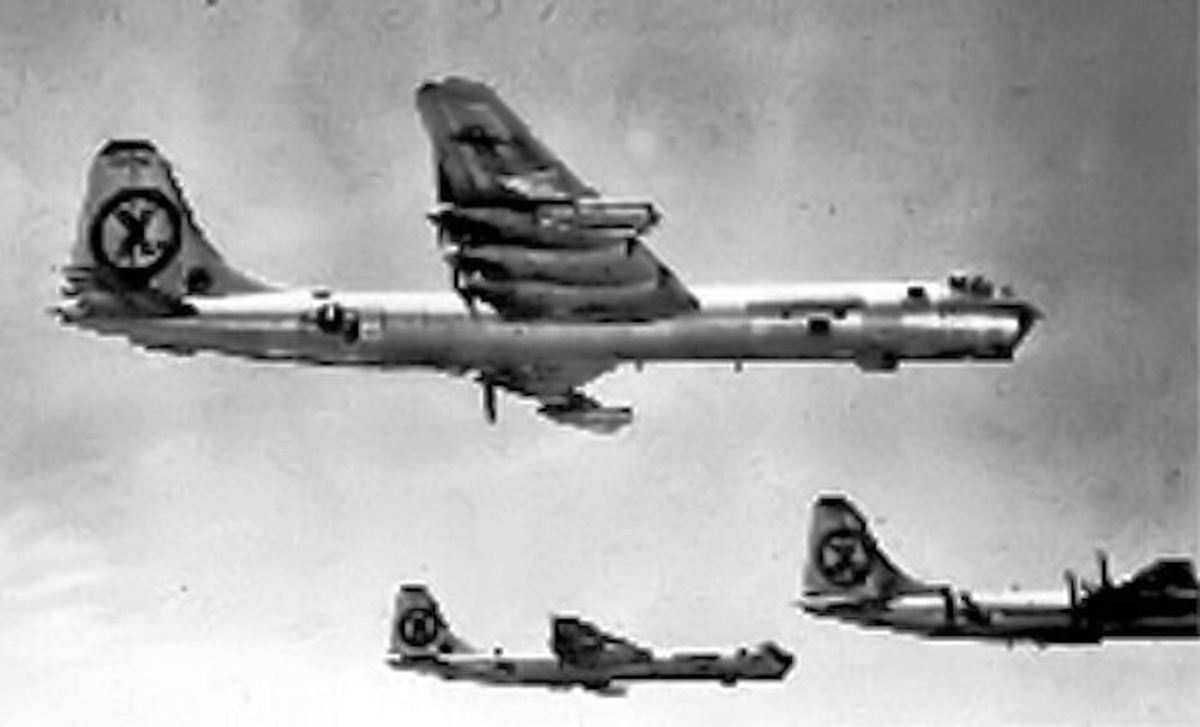 The B-36 over Korea.