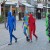 Three men dressed as?. Three men dressed as?.