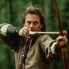 Kevin Costner in one of the Robin Hood film adaptations