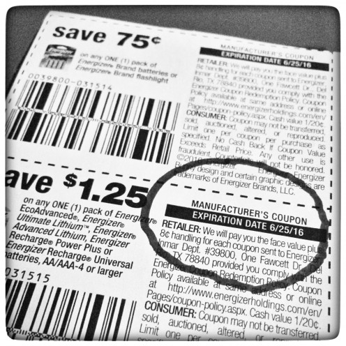 Use your expired coupons as a donation to the military rather than to your trash can!
