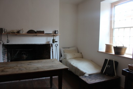 Sleeping quarters at Fort York