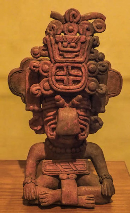 Mayan relic from one of the many museums in Mexico. 