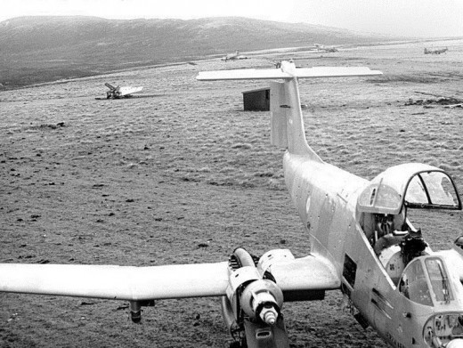 Argentinian planes on the Falklands could have been used to drop napalm on British troops.