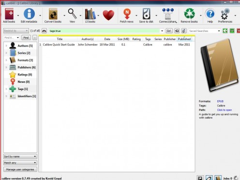 If you need an easy-to-use and understand library to organize your books, you can try Calibre. You can see more features of this program below.