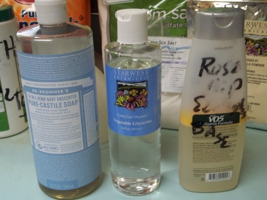Shake well before each use. Basic Shampoo base will separate into several layers between use as seen in the bottle on the right.